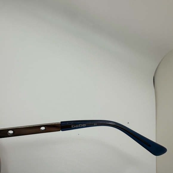 Bebe Kicking It Blue Brown Tortoise Sunglasses - Picture 7 of 7